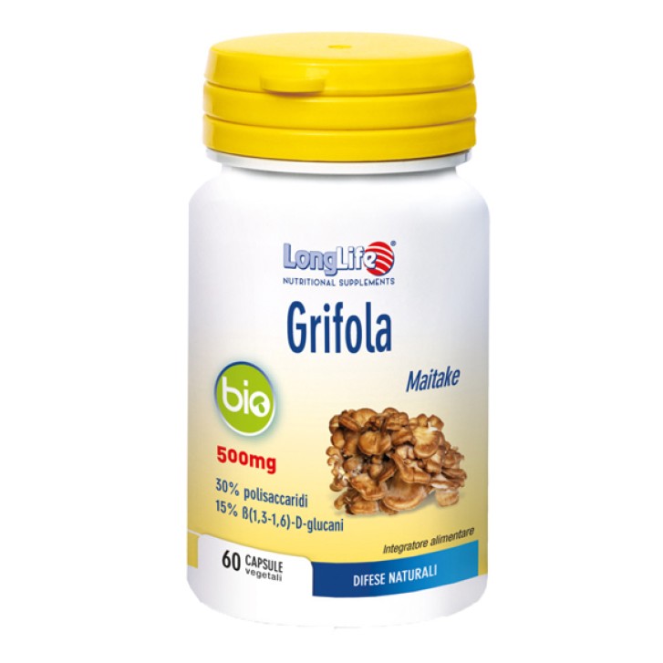 Longlife Grifola Bio 60 Capsule - Integratore Difese Naturali