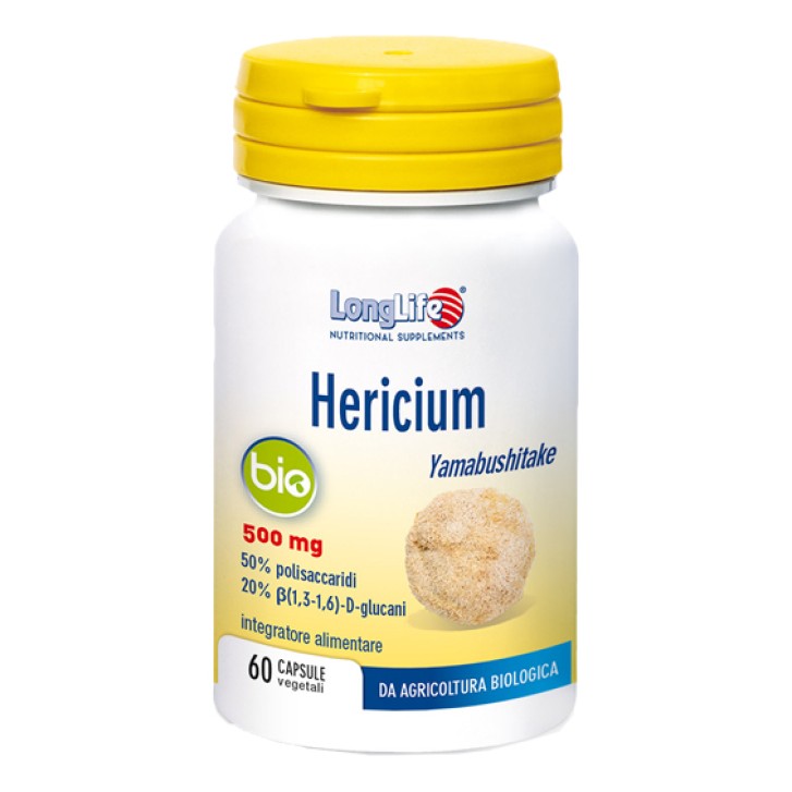 Longlife Hericium Bio 60 Capsule - Integratore Difese Immunitarie