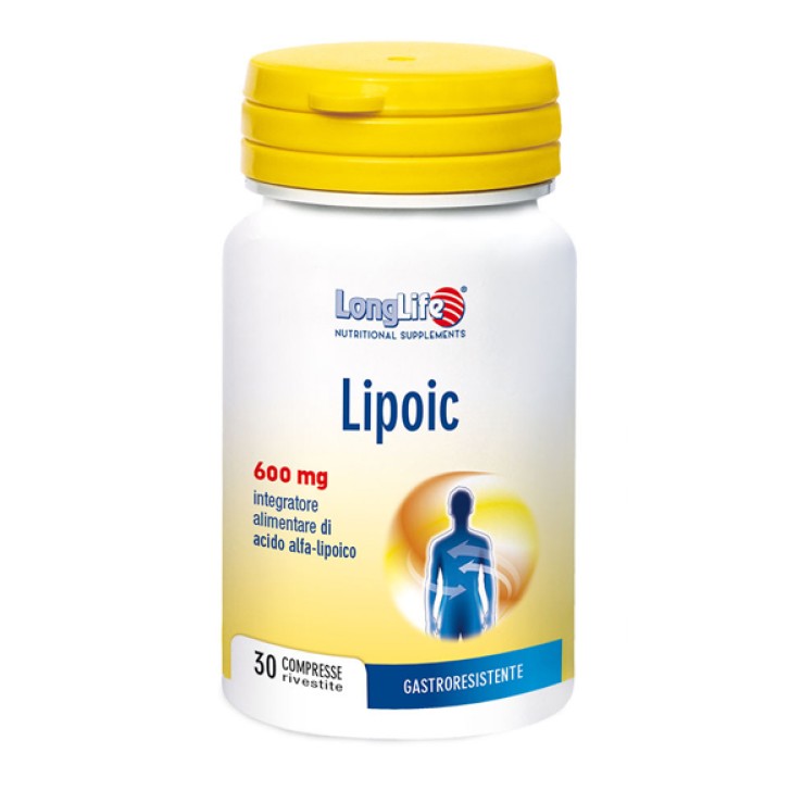 Longlife Lipoic 30 Capsule - Integratore Gastroresistente