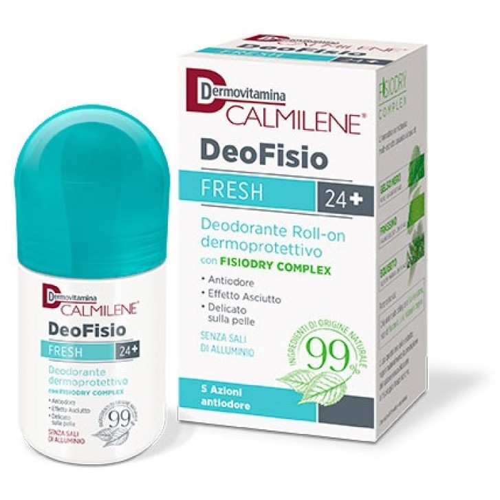 DermoVitamina Calmilene DeoFisio Fresh 24+ Deodorante Roll-On 75 ml