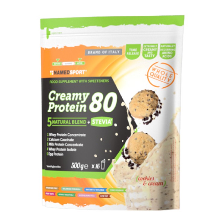 Named Sport Creamy Protein 80 Cook&Cream Blend Proteico 500 grammi