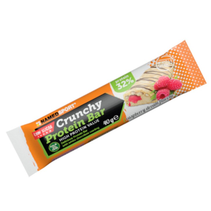 Named Sport Crunchy Proteinbar Lampone Barretta Proteica 40 grammi