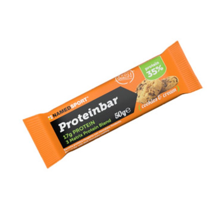 Named Sport Proteinbar Cookies&Cream 50 grammi - Barretta Proteica