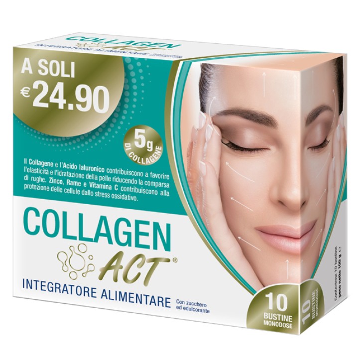 Collagen Act 10 Bustine Monodose - Integratore Collagene