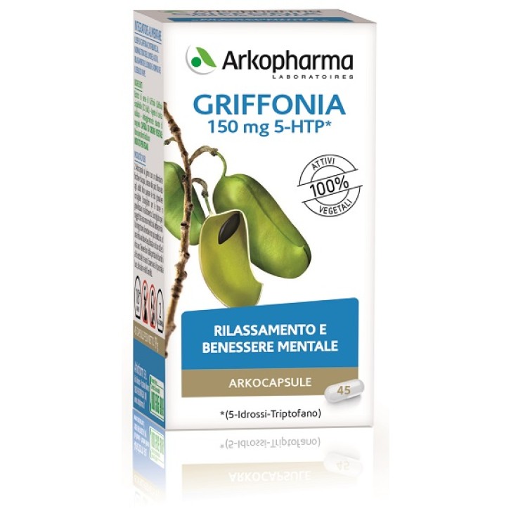 ArkoCapsule Griffonia 45 Capsule - Integratore Rilassamento e Benessere Mentale