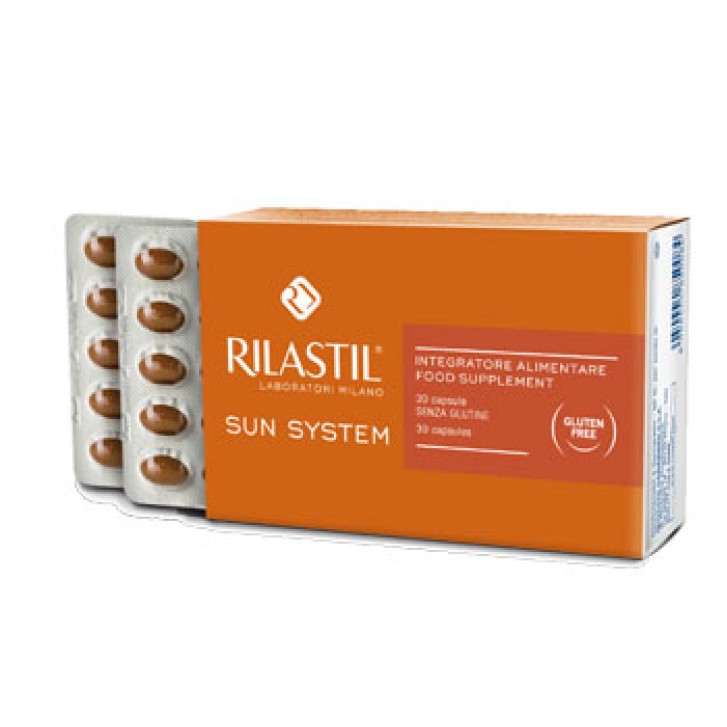 Rilastil Sun System 30 Capsule - Integratore Abbronzatura