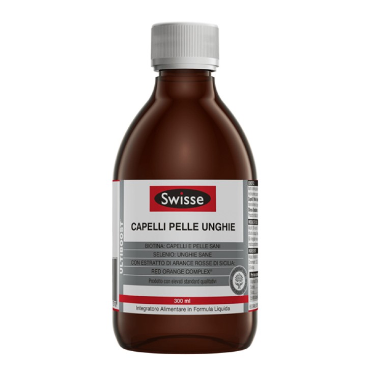 Swisse Capelli Pelle Unghie 300 ml - Integratore Capelli e Unghie