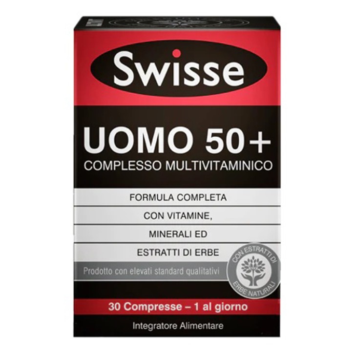 Swisse Uomo 50+ 30 Compresse - Integratore Multivitaminico