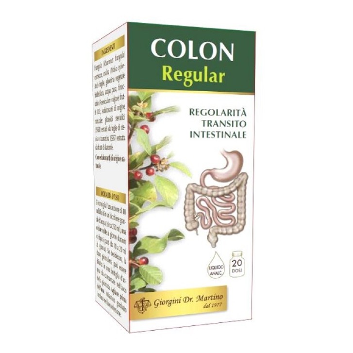 Colon Regualar Liquido Analcolico 200 ml Dr. Giorgini - Integratore Intestinale