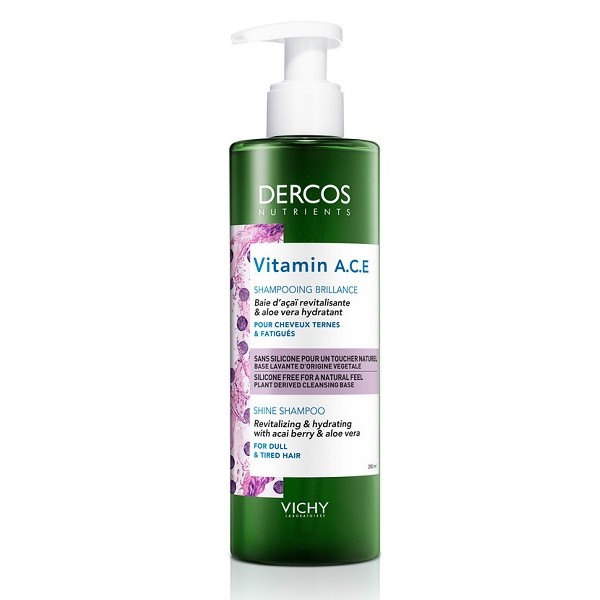 Vichy Dercos Nutrients Vitamin ACE Shampoo Illuminante 250 ml