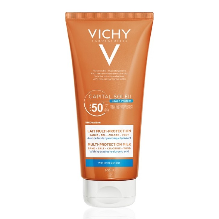 Vichy Capital Soleil Beach Protect Latte Solare Multi-Protezione SPF 50+ 200 ml