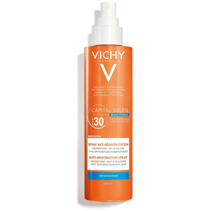Vichy Capital Soleil Solare Beach Protect Spray SPF 30 Protezione Alta 200 ml