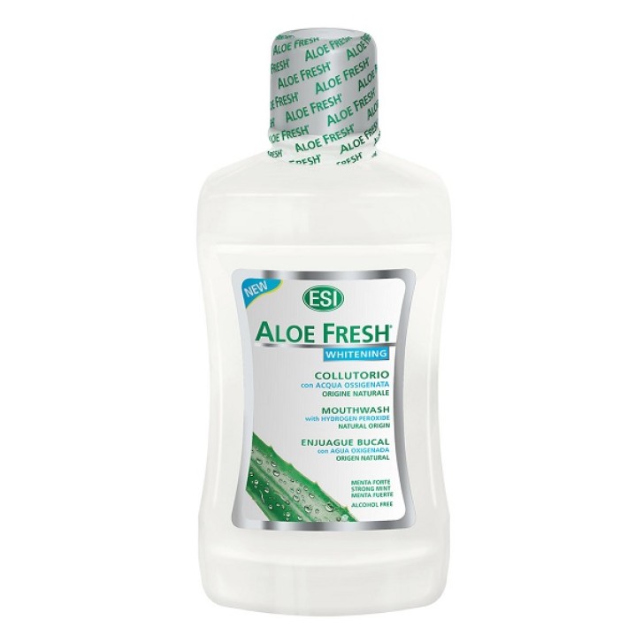 Esi Aloe Fresh Whitening Collutorio con Acqua Ossigenata 500 ml
