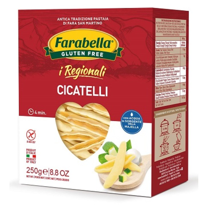 Farabella Pasta Senza Glutine Cicatelli 250 grammi