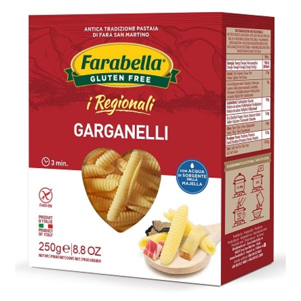Farabella Garganelli Regionali Senza Glutine 250 grammi