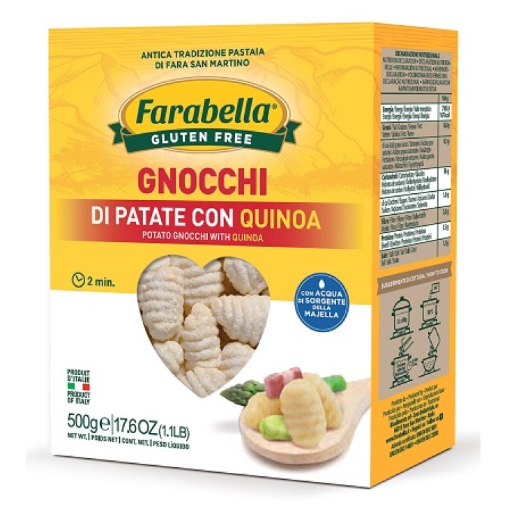 Farabella Senza Glutine Gnocchi di Patate e Quinoa 500 grammi