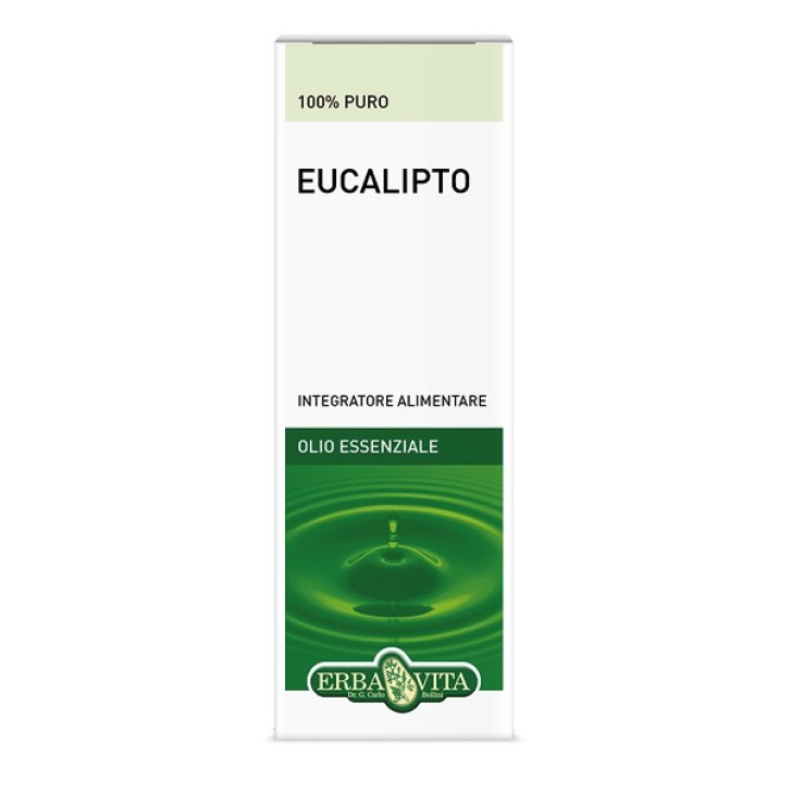 Erba Vita Olio Essenziale Eucalipto 10 ml - Integratore Balsamico per la Gola