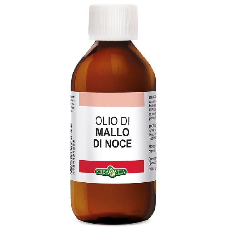 Erba Vita Olio Mallo Noce Idratante Corpo e Capelli 100 ml