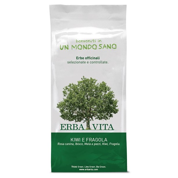 Erba Vita Fruit Tea Kiwi/Fragola Infuso 100 grammi