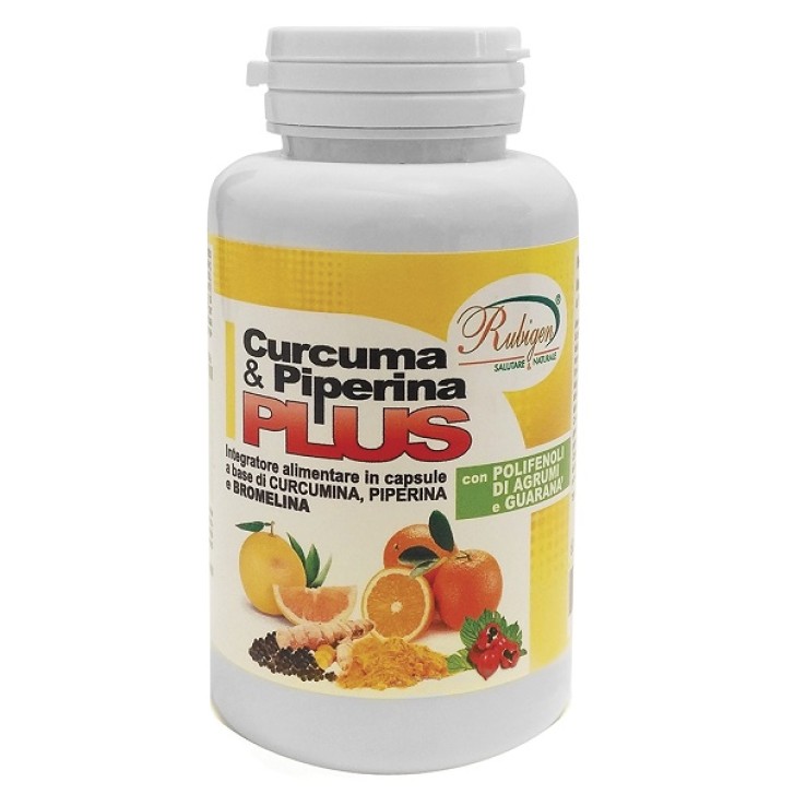 Curcuma & Piperina Plus 60 Capsule - Integratore Alimentare