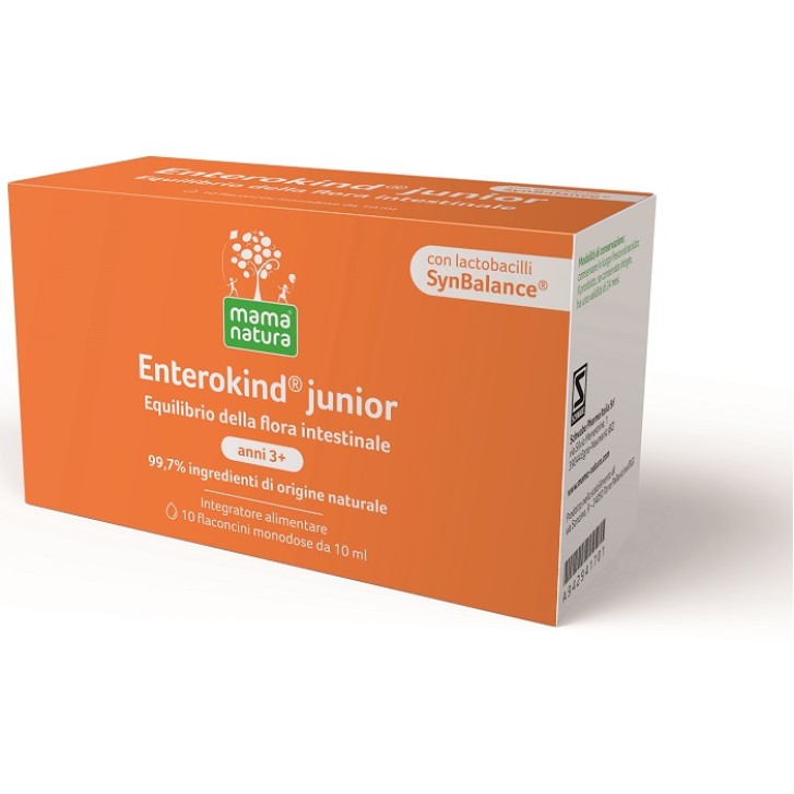 Schwabe Enterokind Junior 10 Flaconcini Monodose - Integratore Intestinale