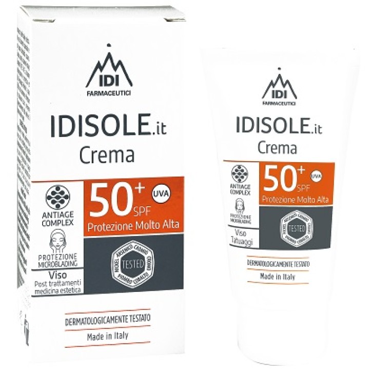 IdiSole Solare SPF 50+ Crema Viso Anti Age 50 ml