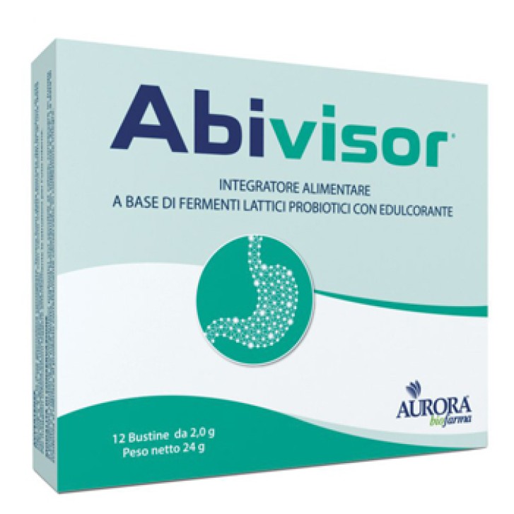 Abivisor 12 Bustine - Integratore Fermenti Lattici Probiotici