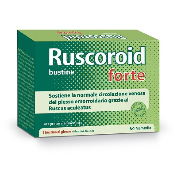 Ruscoroid Forte 8 Bustine - Integratore Microcircolo