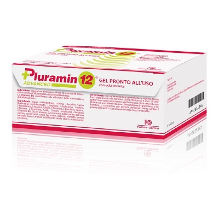 Pluramin12 Advanced 14 Stick - Gel Pronto all'Uso - Integratore di Vitamine