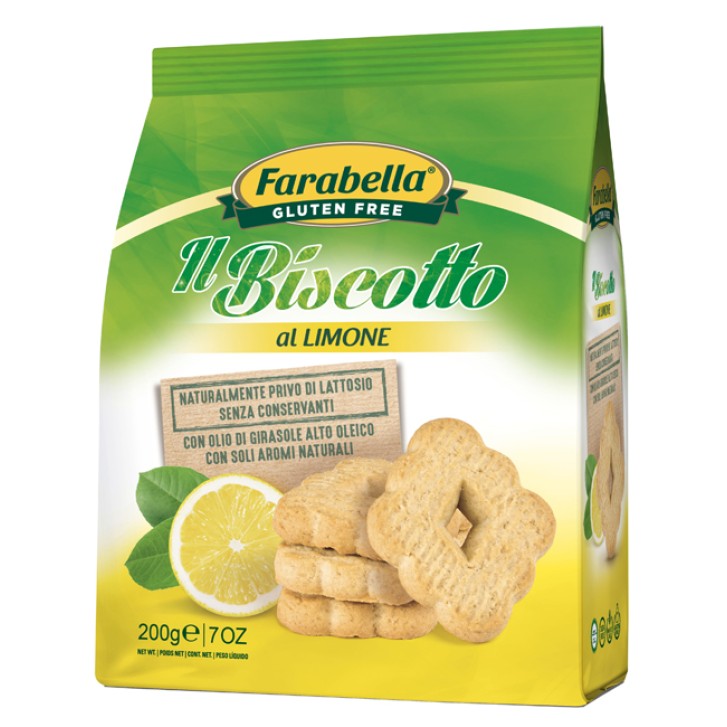 Farabella Senza Glutine Biscotti Limone 200 grammi