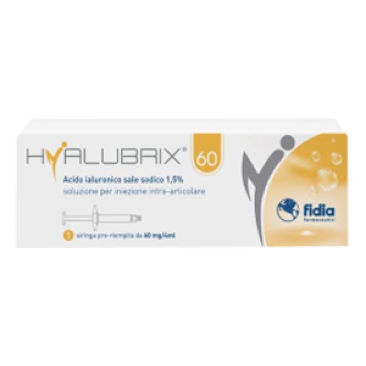Hyalubrix 1 Siringa Intra Articolare 60 mg/4 ml