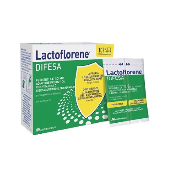 Lactoflorene Difesa 10 Bustine - Integratore Difese Immunitarie