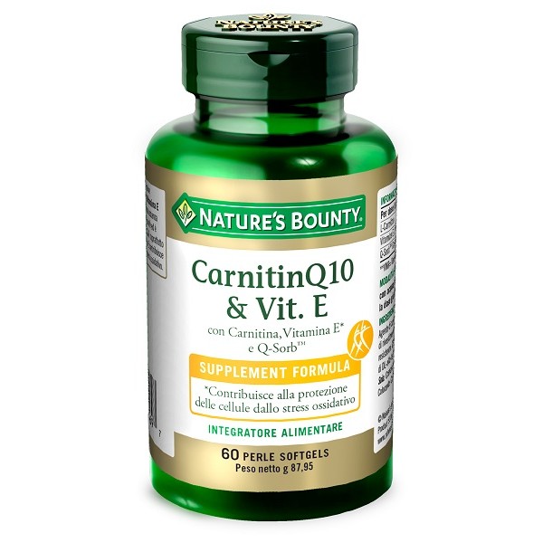 Nature's Bounty Carnitene Q-10-100  30 Perle - Integratore Alimentare