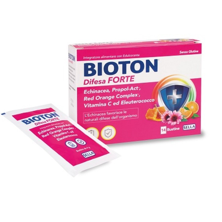 Bioton Difesa Forte 14 Bustine - Integratore Difese Dell'Organismo