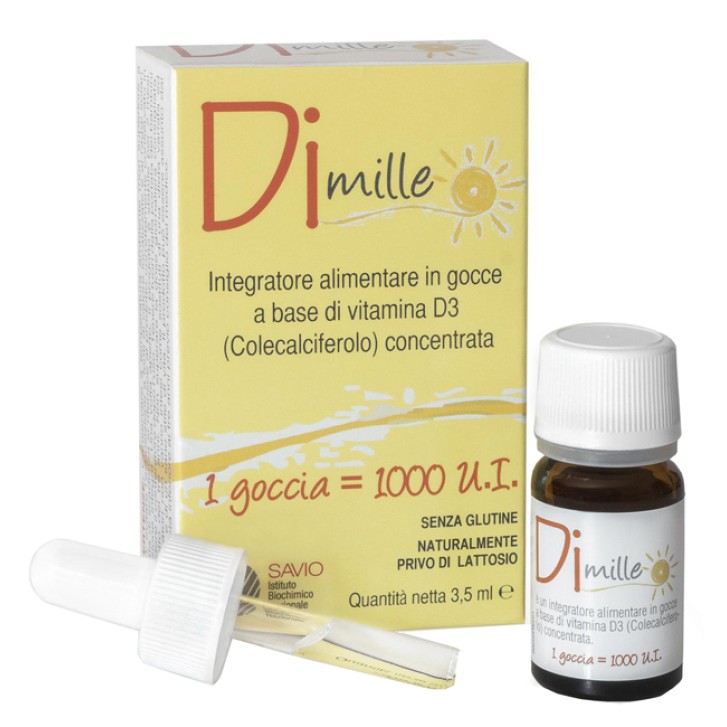 Dimille Gocce 3,5 ml - Integratore Alimentare Bambini Vitamina D3