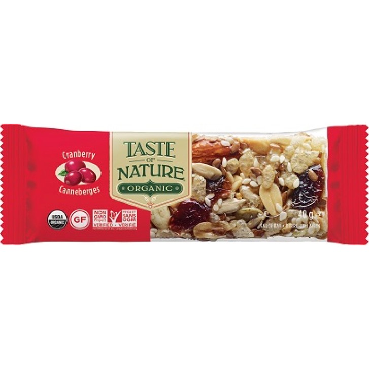 La Finestra sul Cielo Taste of Nature Barretta Cranberries Bio 40 grammi