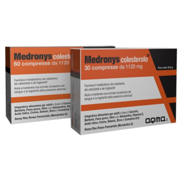 Medronys Colesterolo 60 Compresse - Integratore per il Colesterolo