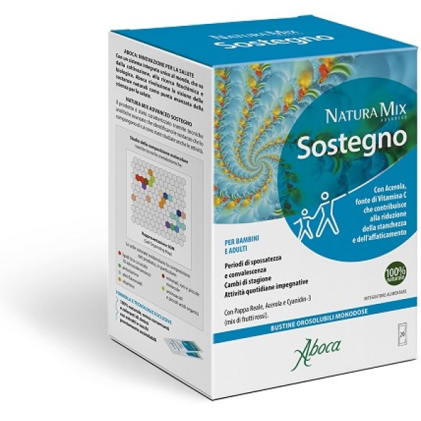 Aboca Natura Mix Advanced Sostegno 20 Bustine - Integratore Ricostituente