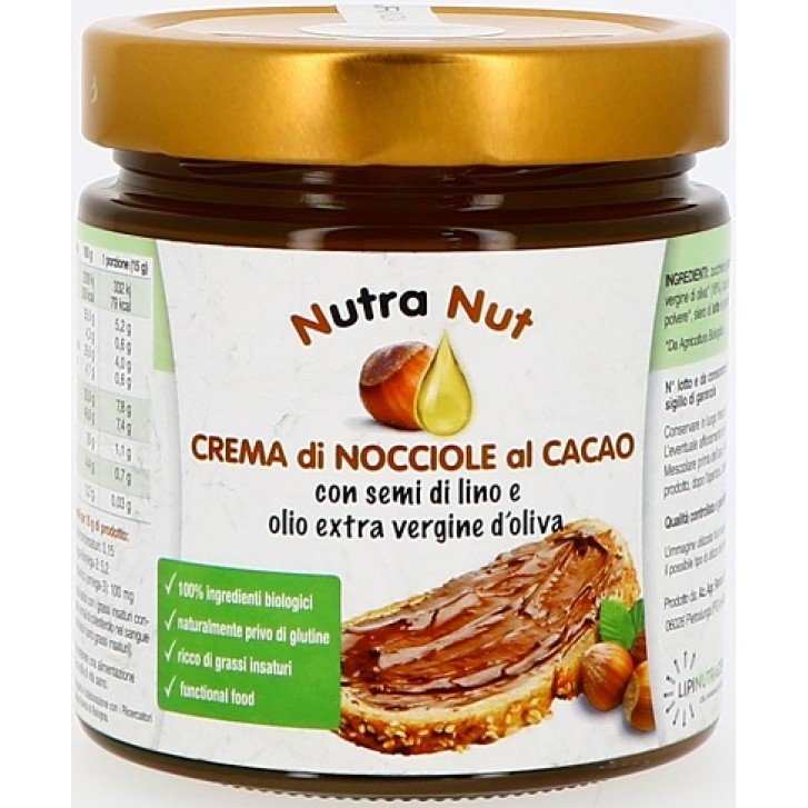 Nutra Nut Crema Nocciole al Cacao Zero Latte 400 grammi