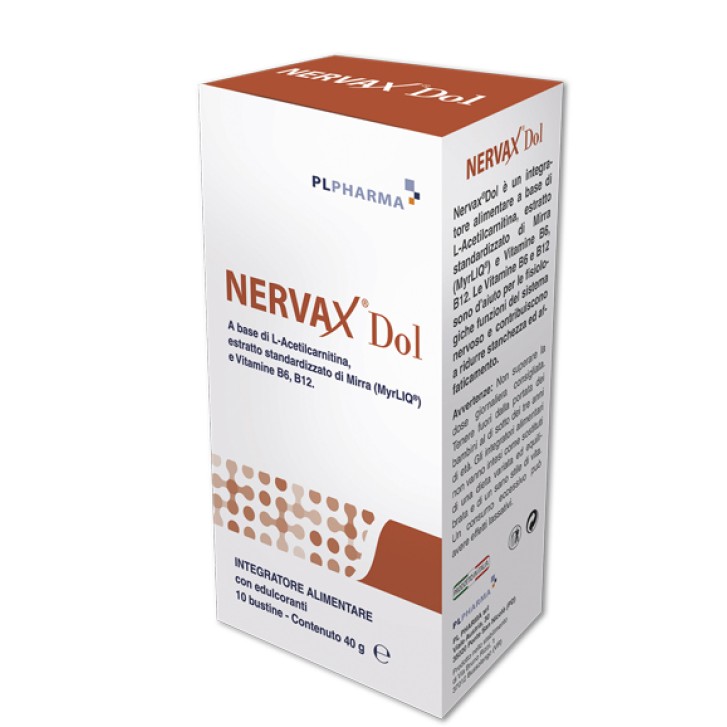 Nervax Dol 10 Bustine - Integratore Sistema Nervoso