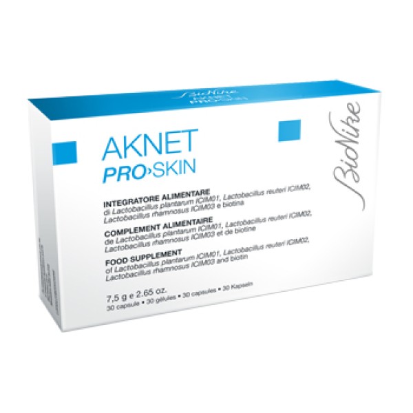 Bionike Aknet ProSkin 30 Capsule - Integratore per Acne della Pelle