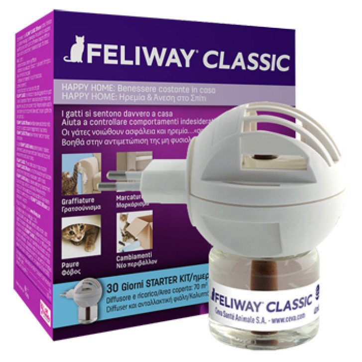 Feliway Classic Diffusore + Ricarica Gatti 48 ml