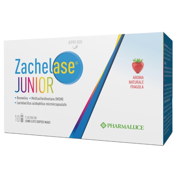 Zachelase Junior 10 Flaconcini 10 ml Integratore Alimentare