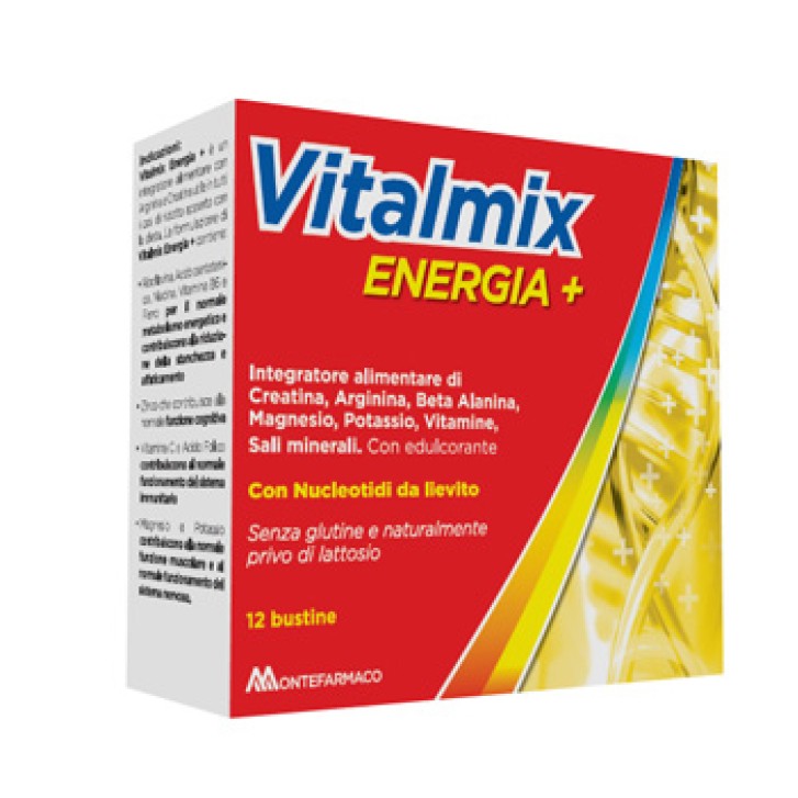 Vitalmix Energia+ 12 Bustine - Integratore Energetico
