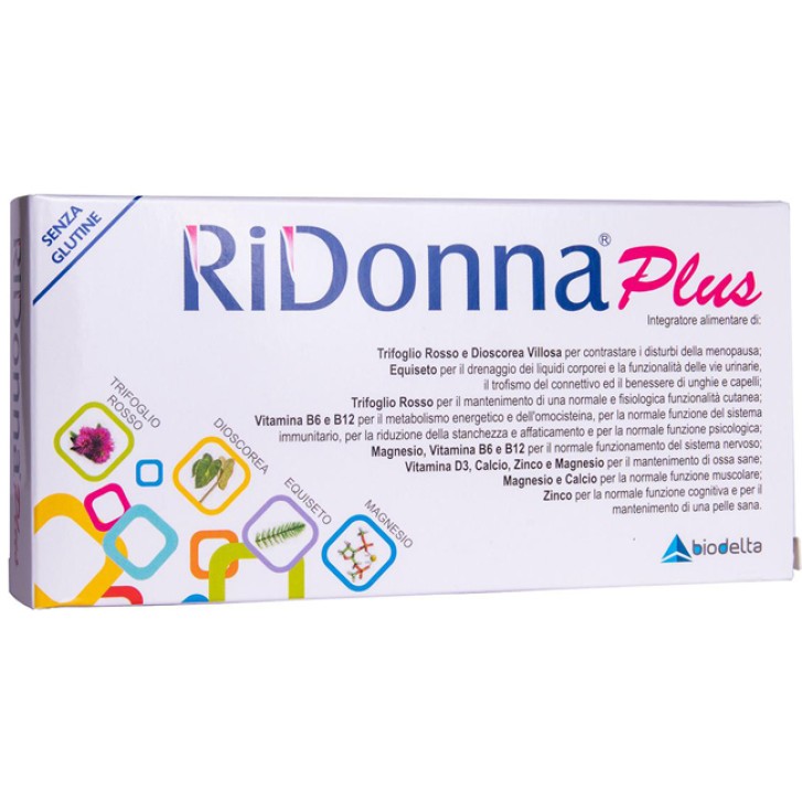 Ridonna Plus 30 Compresse - Integratore Menopausa