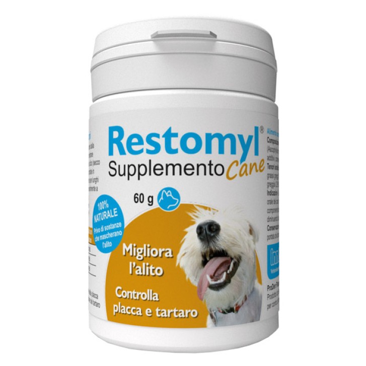 Restomyl Supplemento 60 grammi - Integratore Veterinario Alitosi Cane