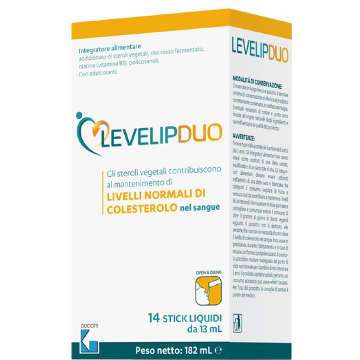 LevelipDuo 14 Bustine - Integratore per il Colesterolo