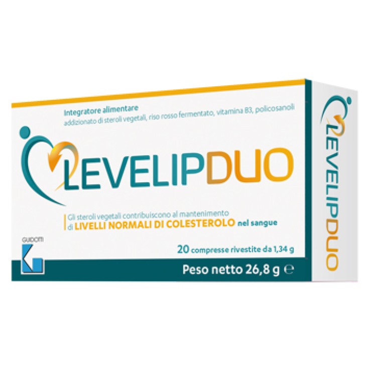 LevelipDuo 20 Compresse - Integratore per il Colesterolo