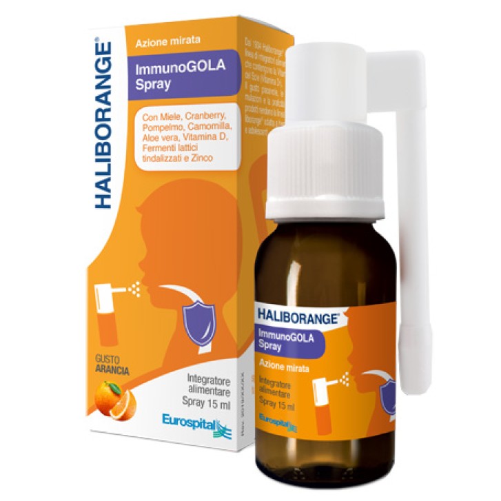 Haliborange ImmunoGola Spray 15 ml - Integratore Difese Immunitarie