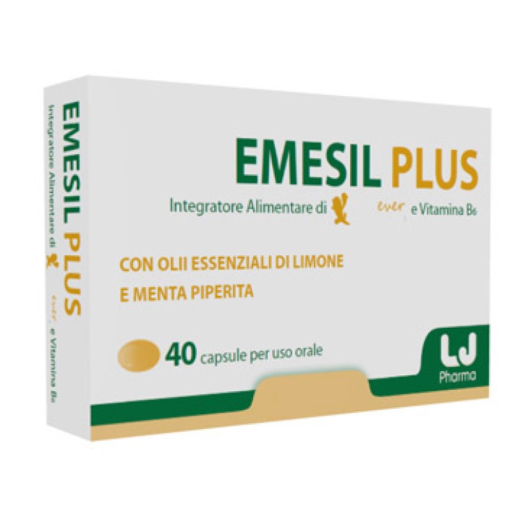 Emesil Plus 40 Capsule - Integratore Alimentare + 5 Cerotti